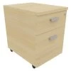 Caisson Mobile Avec 2 Tiroirs Moka - Eol -Magasin De Fournitures De Bureau AIG8105245
