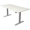 Bureau Réglable Move 1 Silver - L 1800 X P 800 X H 740-1230 Mm 2 Bureau Réglable Move 1 Silver - L 1800 X P 800 X H 740-1230 Mm -Magasin De Fournitures De Bureau AIG9371701