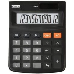 Calculatrice De Bureau Compacte Heavy Duty 30812 - 12 Chiffres - Desq
