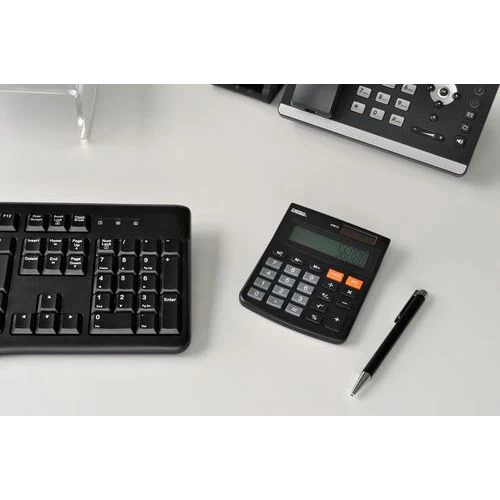 Calculatrice De Bureau Compacte Heavy Duty 30812 - 12 Chiffres - Desq 5 Calculatrice De Bureau Compacte Heavy Duty 30812 - 12 Chiffres - Desq – Image 3