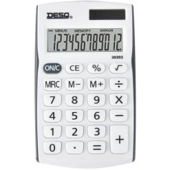 Calculatrice De Poche 12 Touches 30202 - Desq